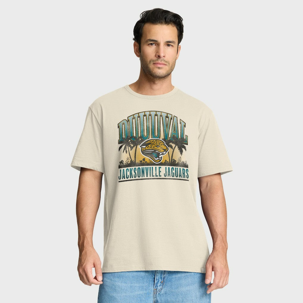 Jacksonville Jaguars Team Archives T-Shirt Cream - Fanatics