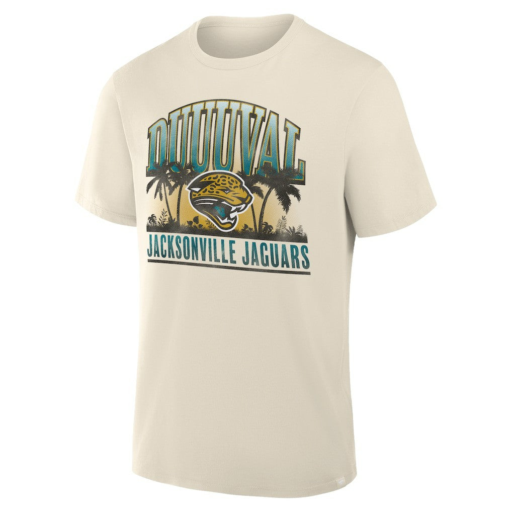 Jacksonville Jaguars Team Archives T-Shirt Cream - Fanatics