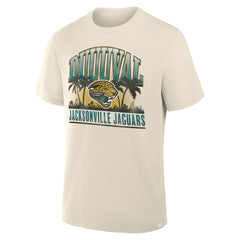 Jacksonville Jaguars Team Archives T-Shirt Cream - Fanatics