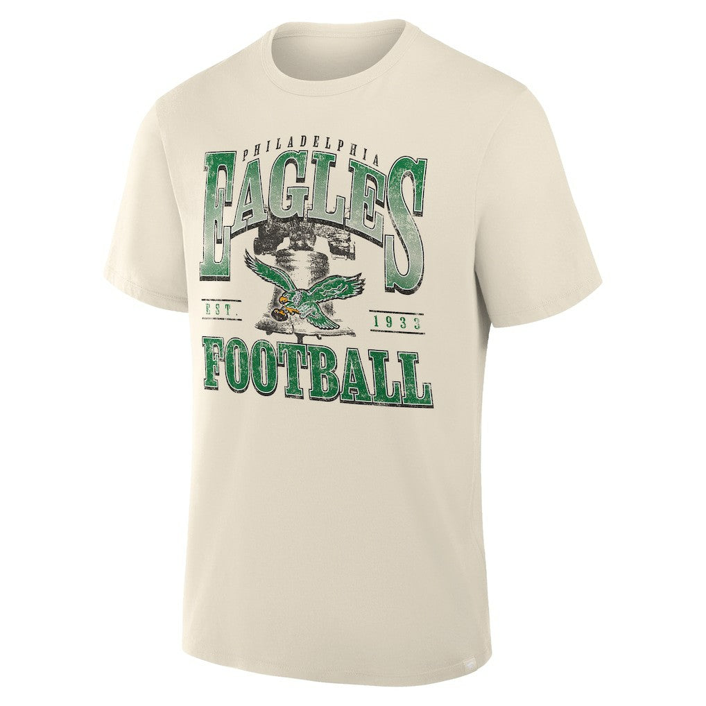 Philadelphia Eagles Team Archives T-Shirt Cream - Fanatics