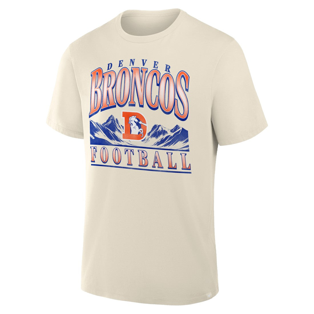Denver Broncos Team Archives T-Shirt Cream - Fanatics