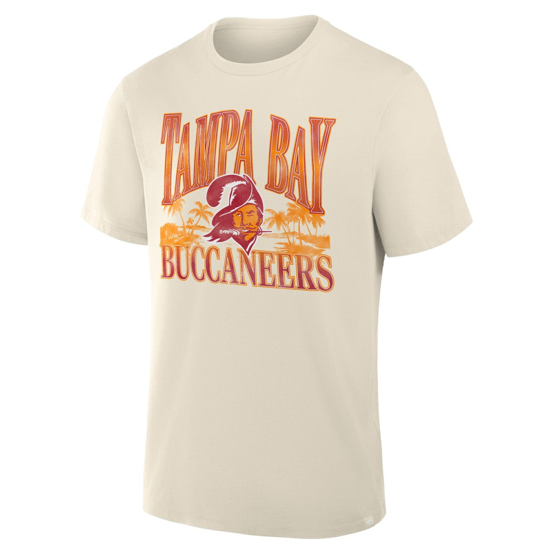 Tampa Bay Buccaneers Team Archives T-Shirt Cream - Fanatics