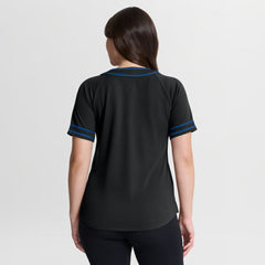 Los Angeles Dodgers Fanatics Women's Diva Race Ahead Raglan V-Neck T-Shirt Sale