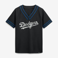 Los Angeles Dodgers Fanatics Women's Diva Race Ahead Raglan V-Neck T-Shirt Sale