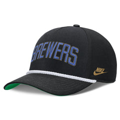 Milwaukee Brewers Nike Cooperstown Collection Rise Adjustable Hat Lifestyle