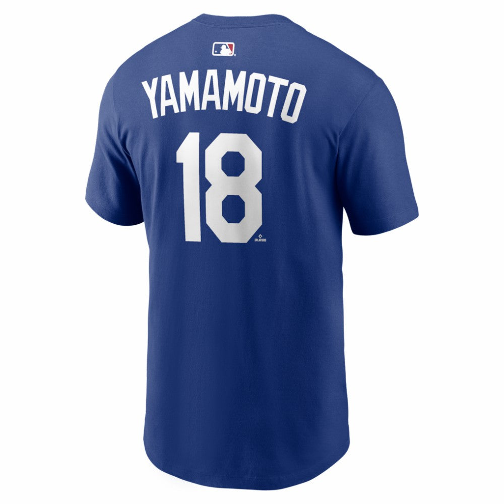 Yoshinobu Yamamoto Los Angeles Dodgers Nike Alternate Name & Number T-Shirt Online