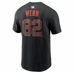 Logan Webb San Francisco Giants Nike Alternate Name & Number T-Shirt for sale