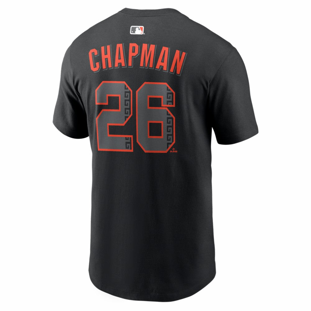 Matt Chapman San Francisco Giants Nike Alternate Name & Number T-Shirt On Sale