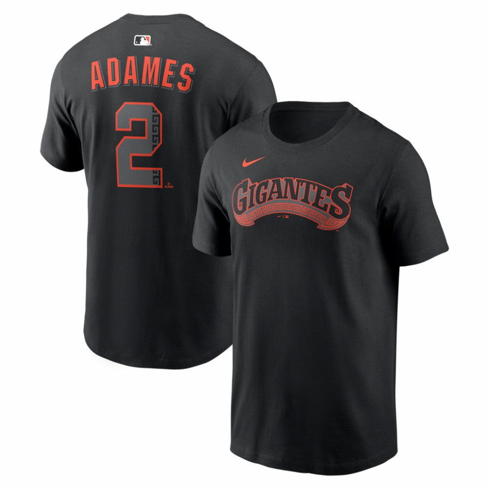 Willy Adames San Francisco Giants Nike Alternate Name & Number T-Shirt Near Me
