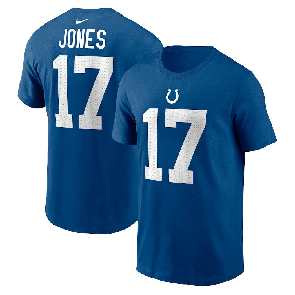 Daniel Jones Indianapolis Colts Name & Number T-Shirt Royal - Nike