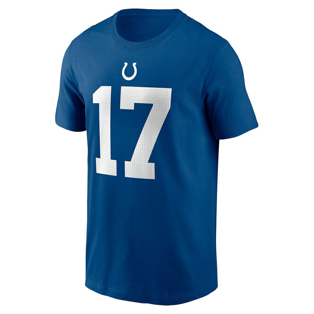 Daniel Jones Indianapolis Colts Name & Number T-Shirt Royal - Nike