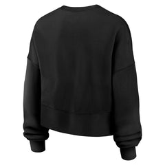 Denver Broncos Women's Oversized High Hip Legacy Arch Phoenix Fleece Sweatshirt Black - Nike