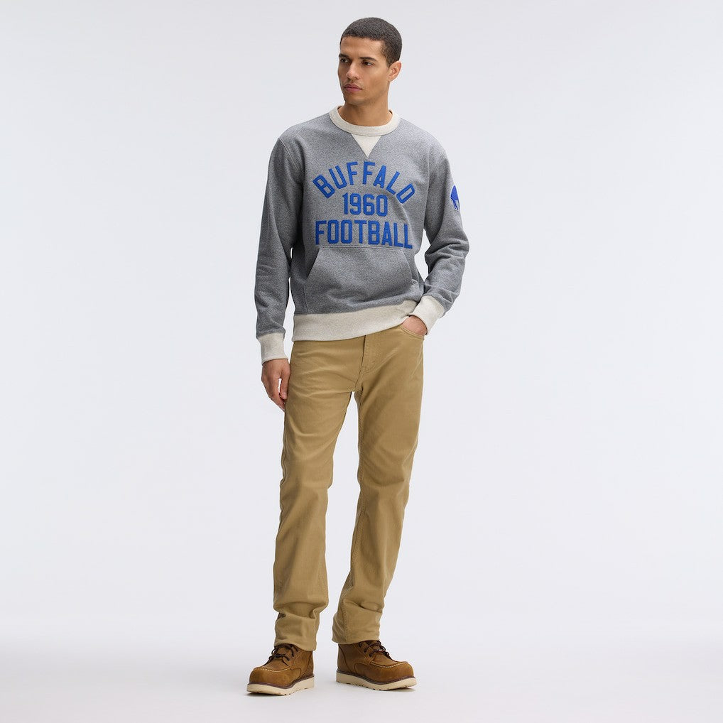 Buffalo Bills IconicFleece Pocket Sweatshirt Athletic Heather Gray - Fanatics