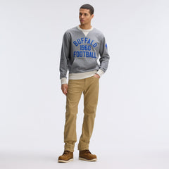 Buffalo Bills IconicFleece Pocket Sweatshirt Athletic Heather Gray - Fanatics