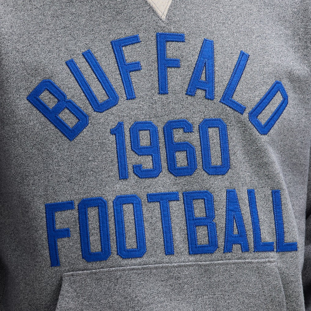 Buffalo Bills IconicFleece Pocket Sweatshirt Athletic Heather Gray - Fanatics