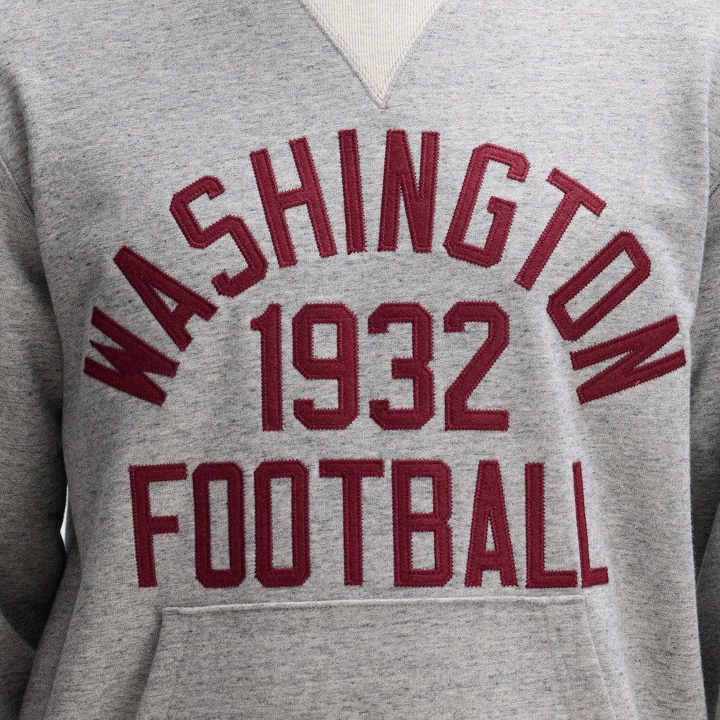 Washington Commanders IconicFleece Pocket Sweatshirt Heather Gray - Fanatics