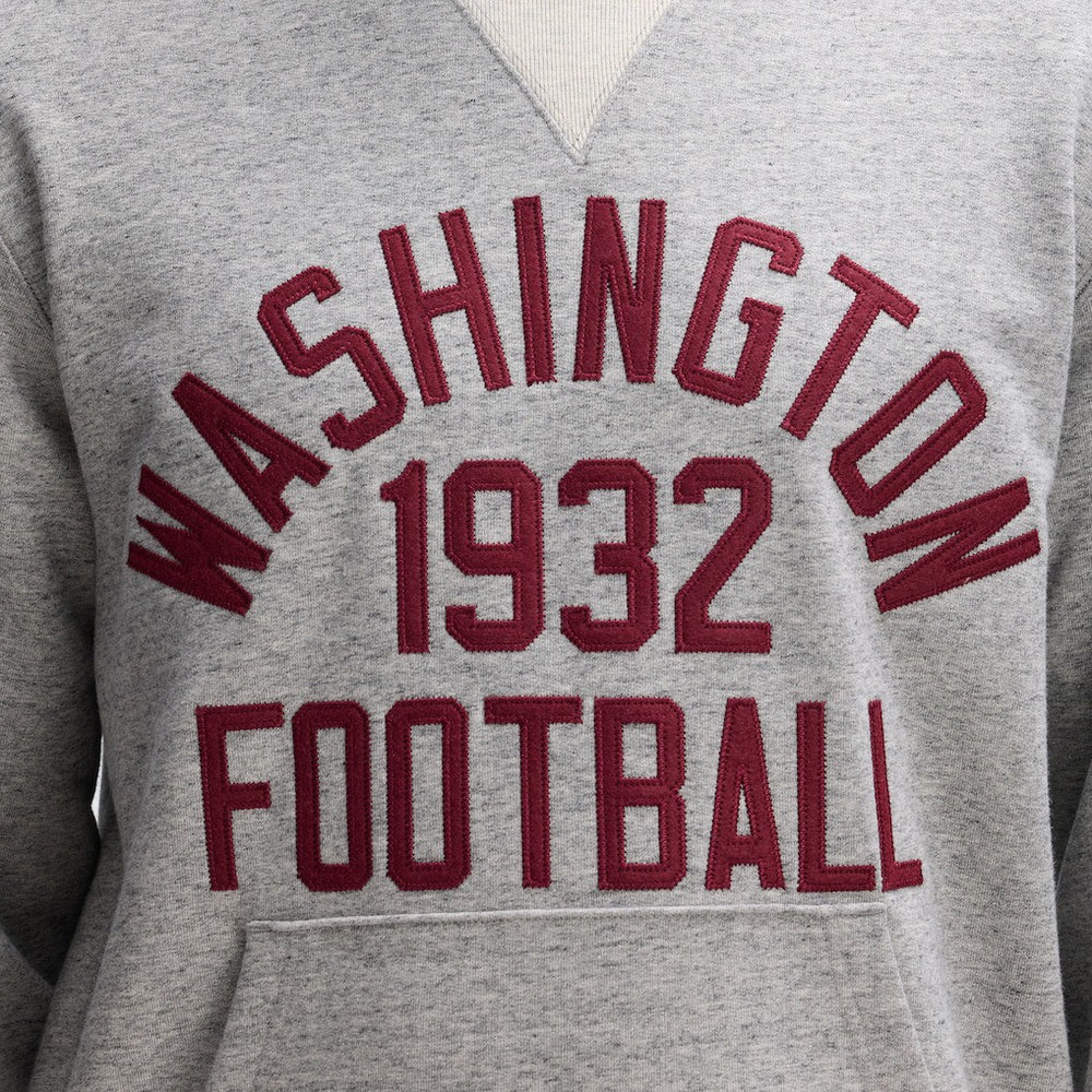 Washington Commanders IconicFleece Pocket Sweatshirt Heather Gray - Fanatics