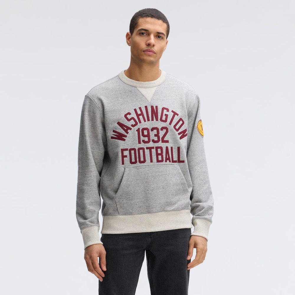 Washington Commanders IconicFleece Pocket Sweatshirt Heather Gray - Fanatics