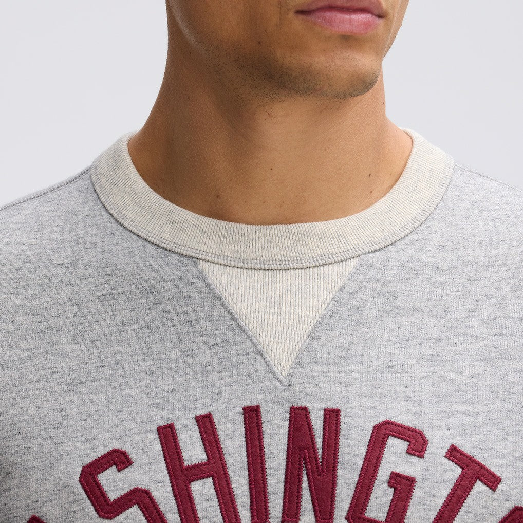 Washington Commanders IconicFleece Pocket Sweatshirt Heather Gray - Fanatics