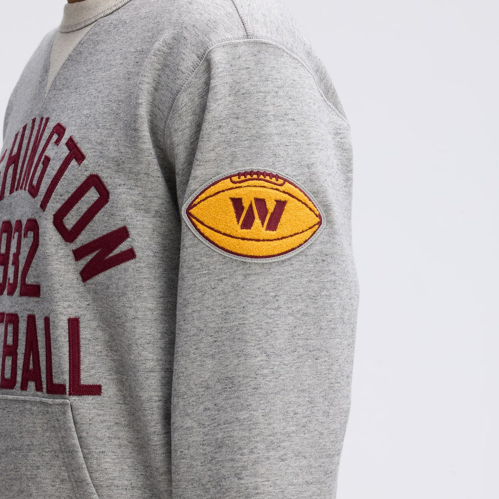 Washington Commanders IconicFleece Pocket Sweatshirt Heather Gray - Fanatics