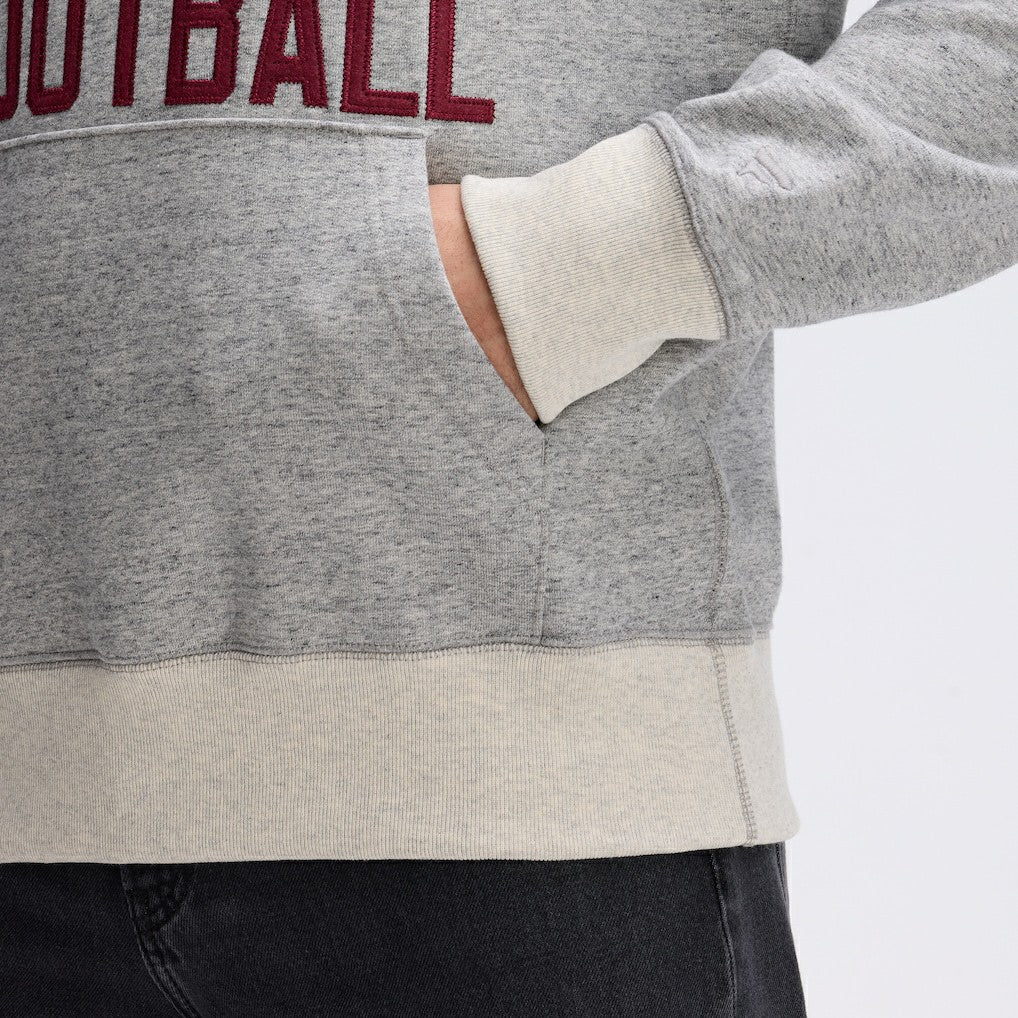 Washington Commanders IconicFleece Pocket Sweatshirt Heather Gray - Fanatics
