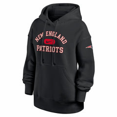 New England Patriots Women's Oversized Legacy Phoenix Hoodie Black - Nike
