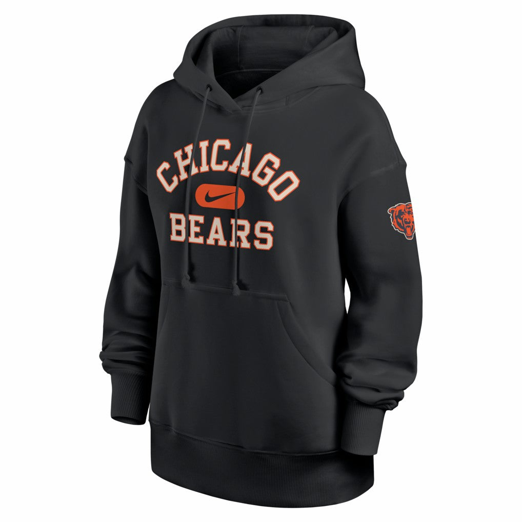 Chicago Bears Women's Oversized Legacy Phoenix Hoodie Black - Nike