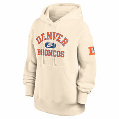 Denver Broncos Women's Oversized Legacy Phoenix Hoodie Natural - Nike