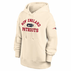 New England Patriots Women's Oversized Legacy Phoenix Hoodie Natural - Nike