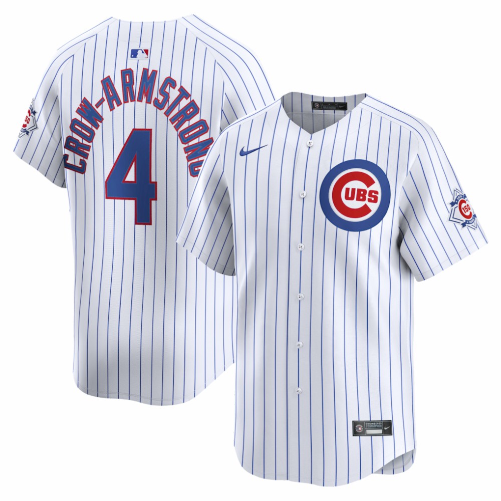 Pete Crow-Armstrong Chicago Cubs Nike 150th Anniversary Limited Jersey for sale