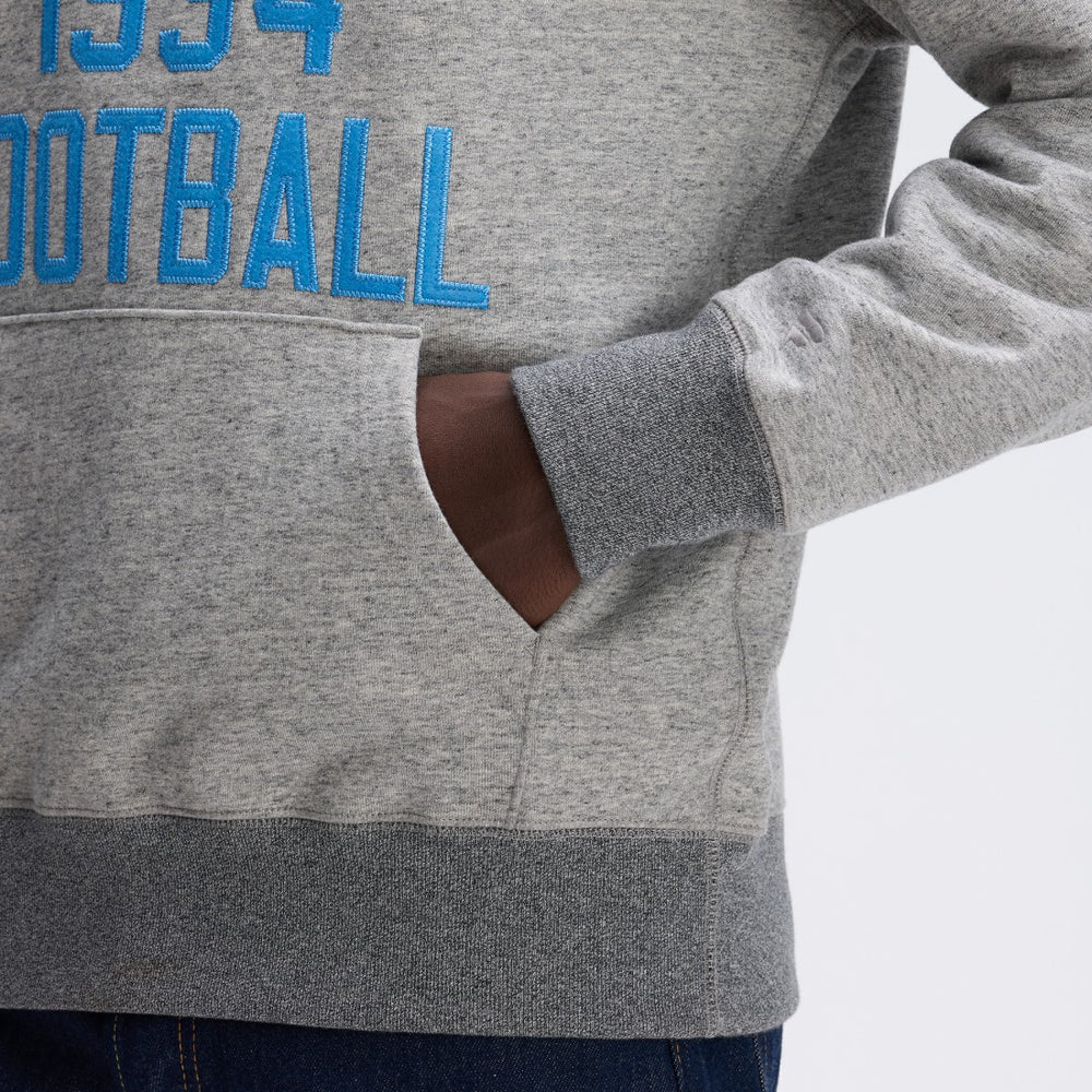 Detroit Lions IconicFleece Pocket Sweatshirt Heather Gray - Fanatics
