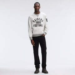 Las Vegas Raiders IconicFleece Pocket Sweatshirt Heather Gray - Fanatics