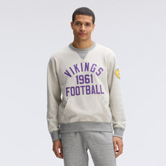 Minnesota Vikings IconicFleece Pocket Sweatshirt Oatmeal - Fanatics