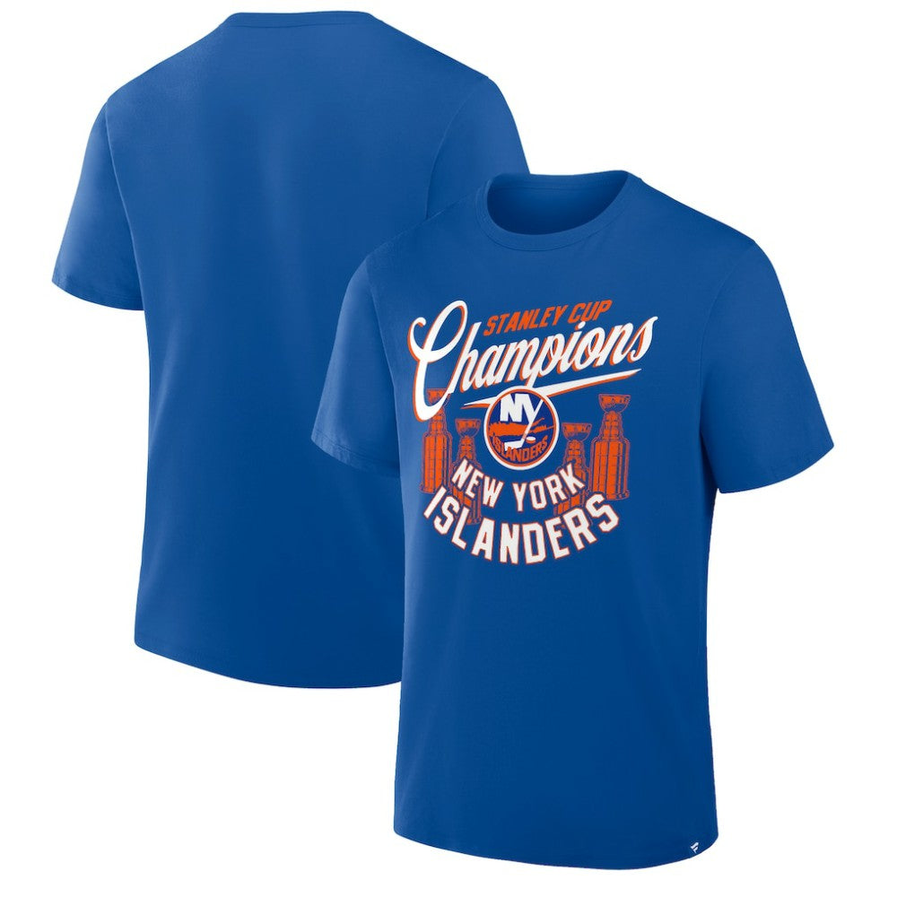 New York Islanders - Fanatics 4x Stanley Cup Champions T-Shirt Royal
