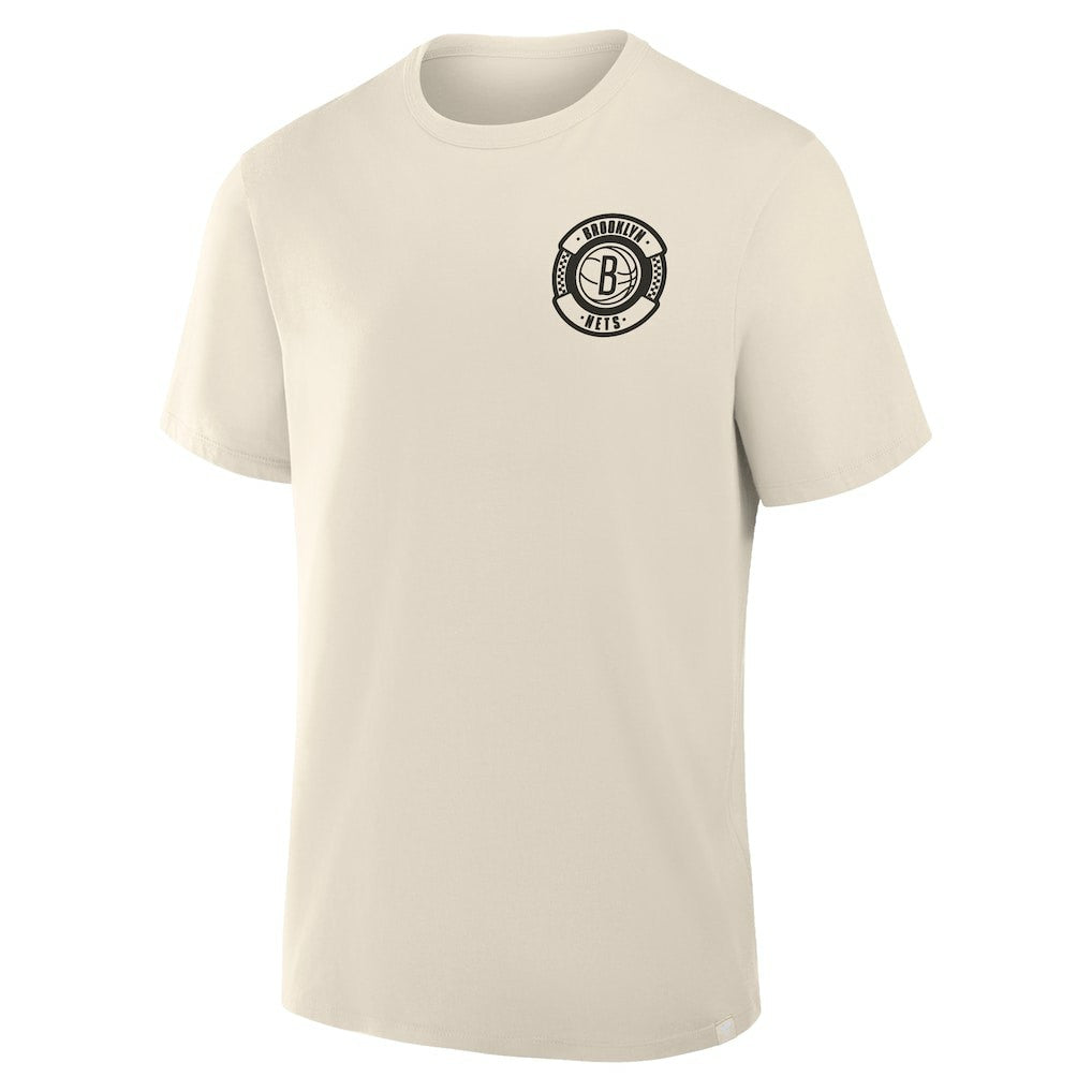 Fanatics - Brooklyn Nets Team Culture T-Shirt - Cream