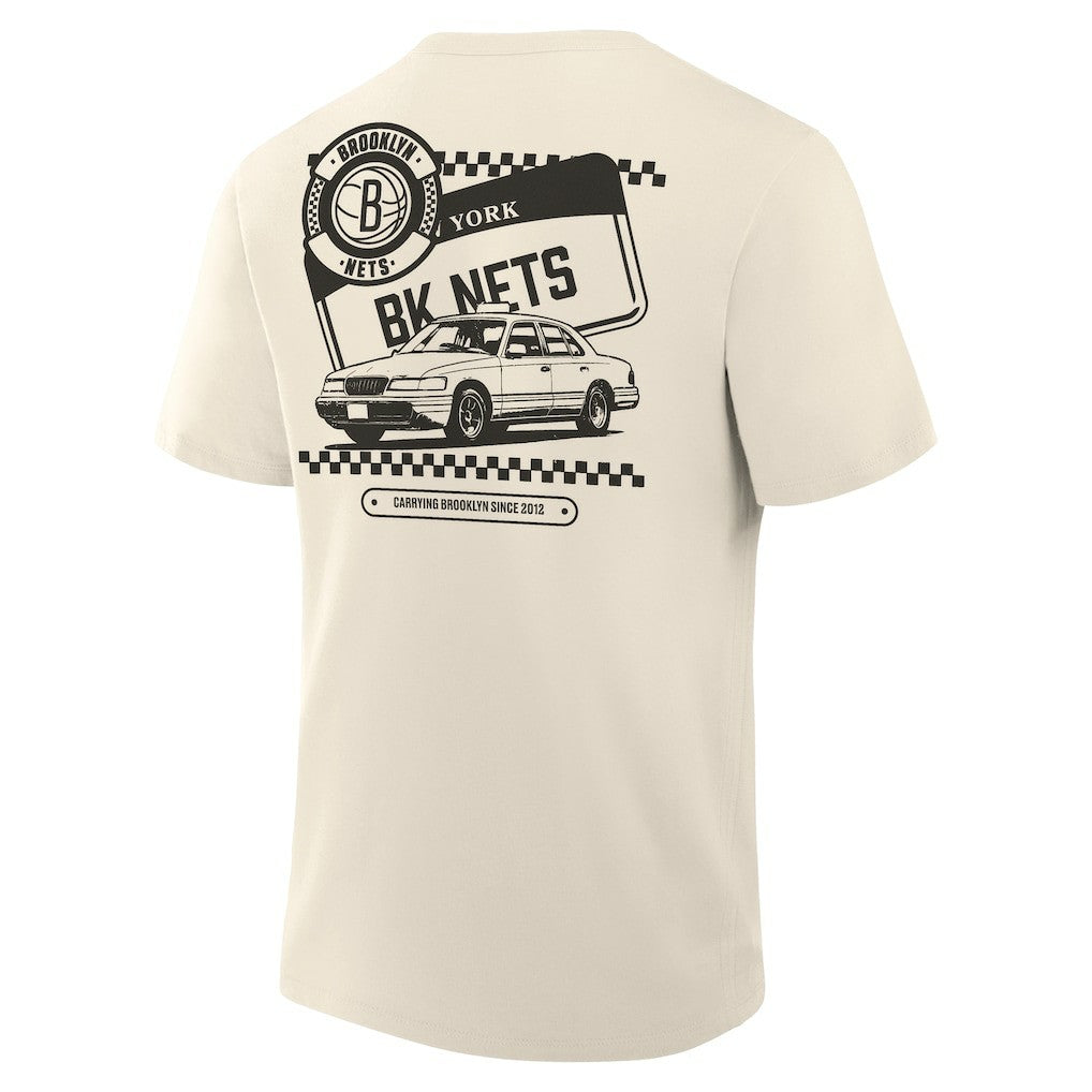 Fanatics - Brooklyn Nets Team Culture T-Shirt - Cream