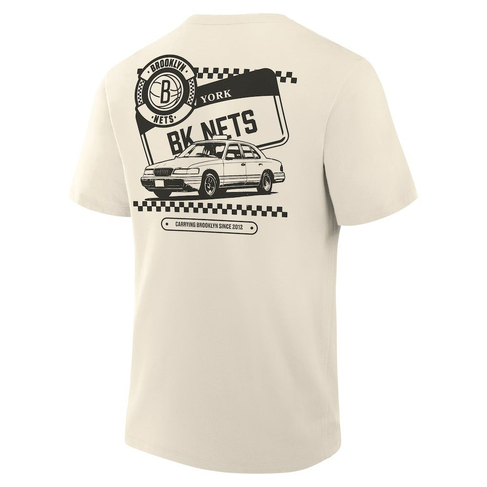 Fanatics - Brooklyn Nets Team Culture T-Shirt - Cream