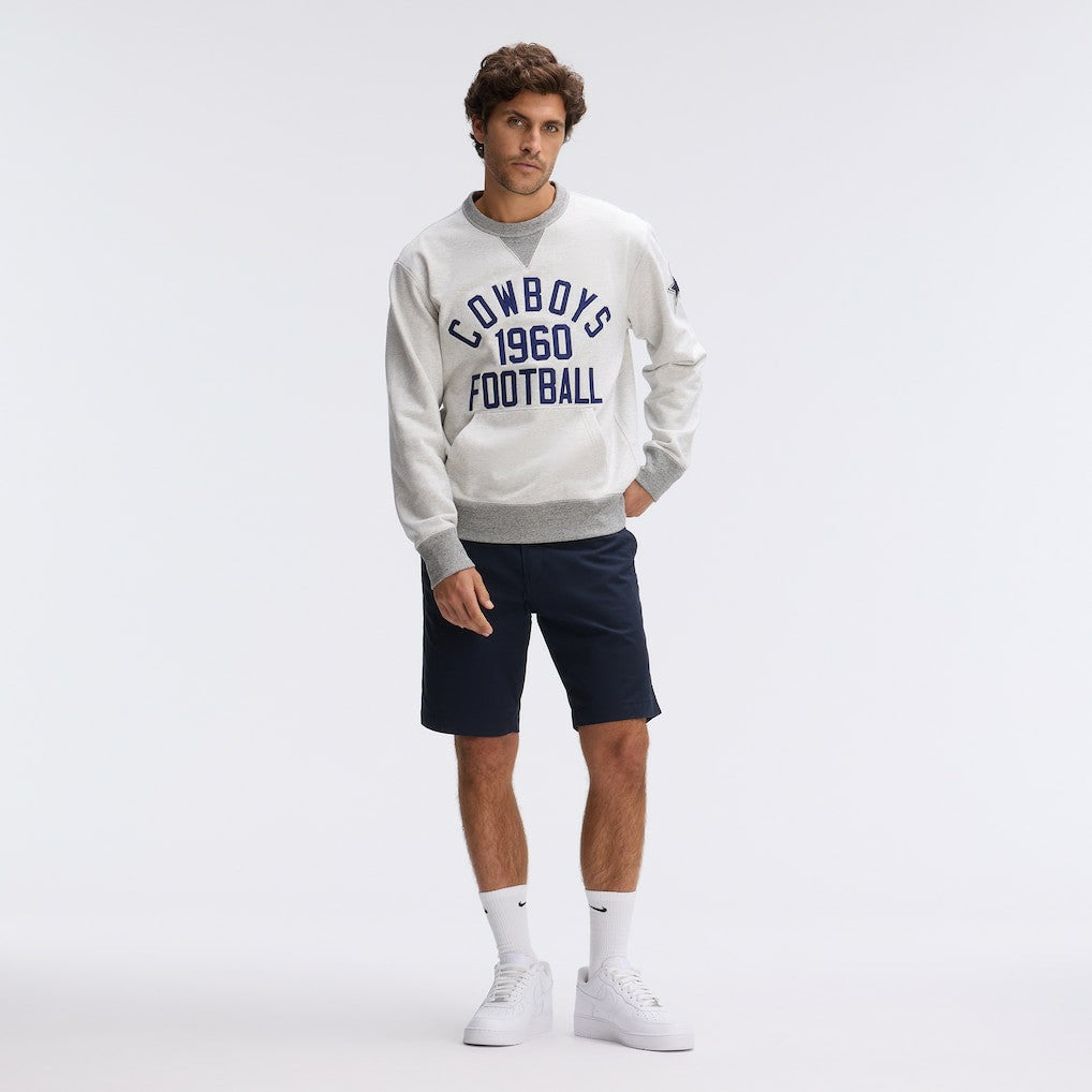 Dallas Cowboys IconicFleece Pocket Sweatshirt Heather Gray - Fanatics