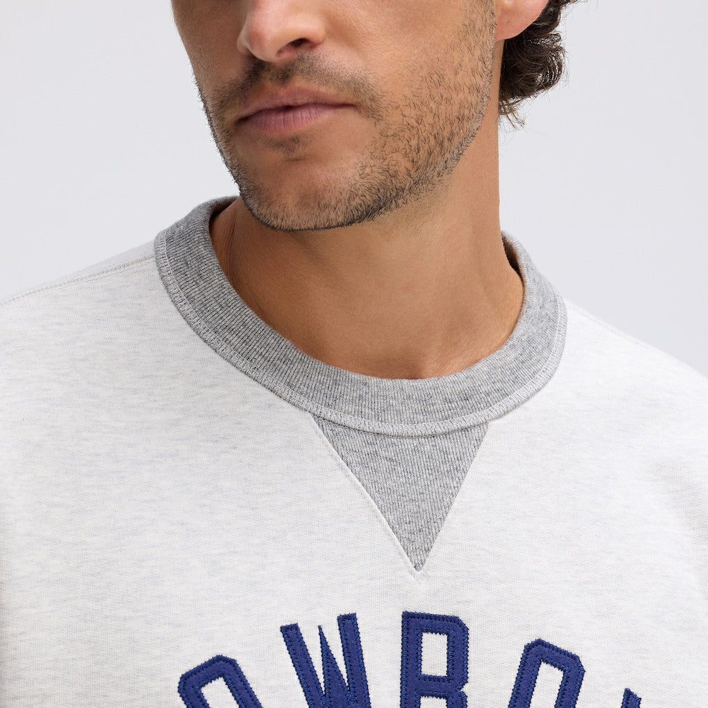 Dallas Cowboys IconicFleece Pocket Sweatshirt Heather Gray - Fanatics