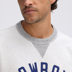 Dallas Cowboys IconicFleece Pocket Sweatshirt Heather Gray - Fanatics