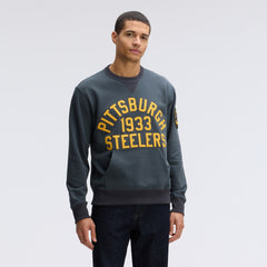 Pittsburgh Steelers IconicFleece Pocket Sweatshirt Charcoal - Fanatics