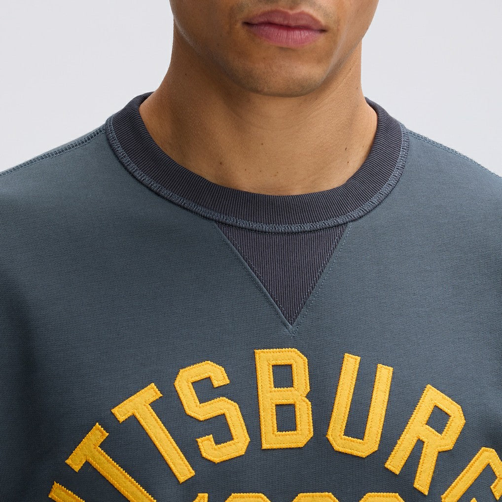 Pittsburgh Steelers IconicFleece Pocket Sweatshirt Charcoal - Fanatics