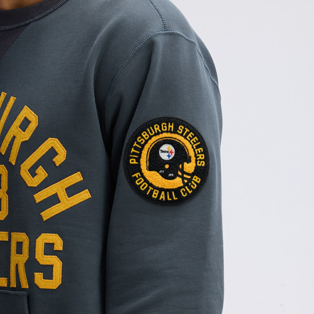 Pittsburgh Steelers IconicFleece Pocket Sweatshirt Charcoal - Fanatics