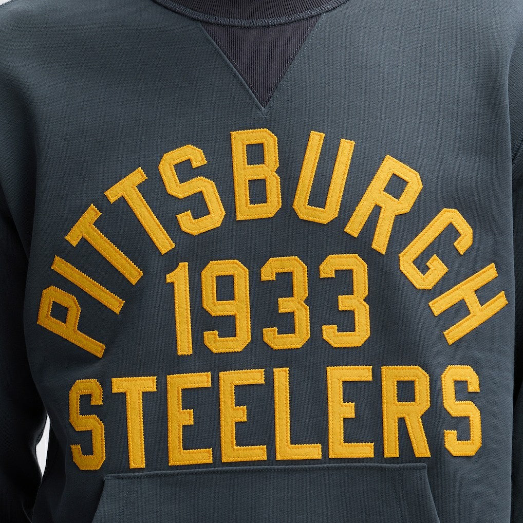 Pittsburgh Steelers IconicFleece Pocket Sweatshirt Charcoal - Fanatics