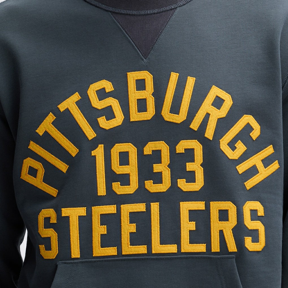 Pittsburgh Steelers IconicFleece Pocket Sweatshirt Charcoal - Fanatics