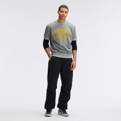 Pittsburgh Steelers IconicFleece Short Sleeve Sweatshirt Athletic Heather Gray - Fanatics