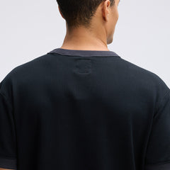 Kansas City Chiefs IconicFleece Short Sleeve Sweatshirt Black - Fanatics