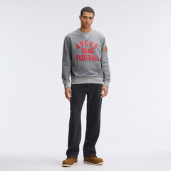 San Francisco 49ers IconicFleece Pocket Sweatshirt Athletic Heather Gray - Fanatics