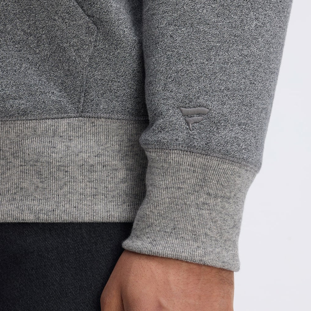 San Francisco 49ers IconicFleece Pocket Sweatshirt Athletic Heather Gray - Fanatics