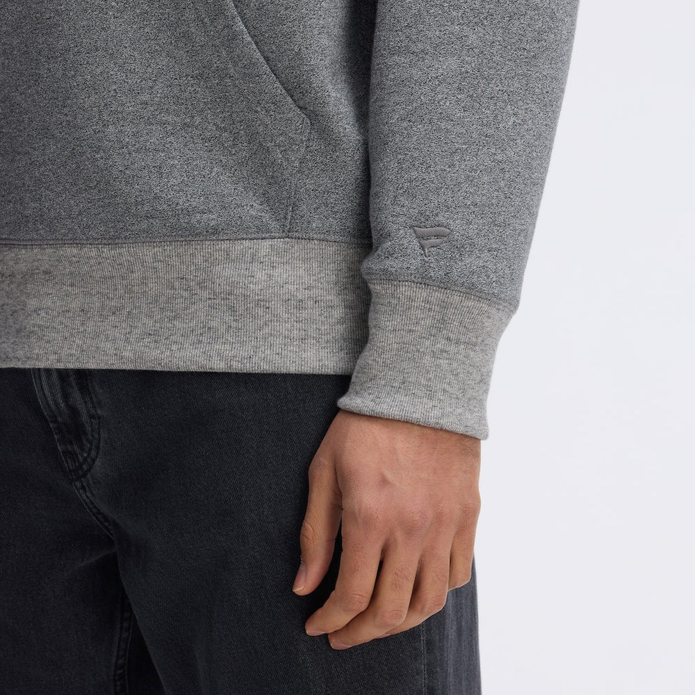 San Francisco 49ers IconicFleece Pocket Sweatshirt Athletic Heather Gray - Fanatics